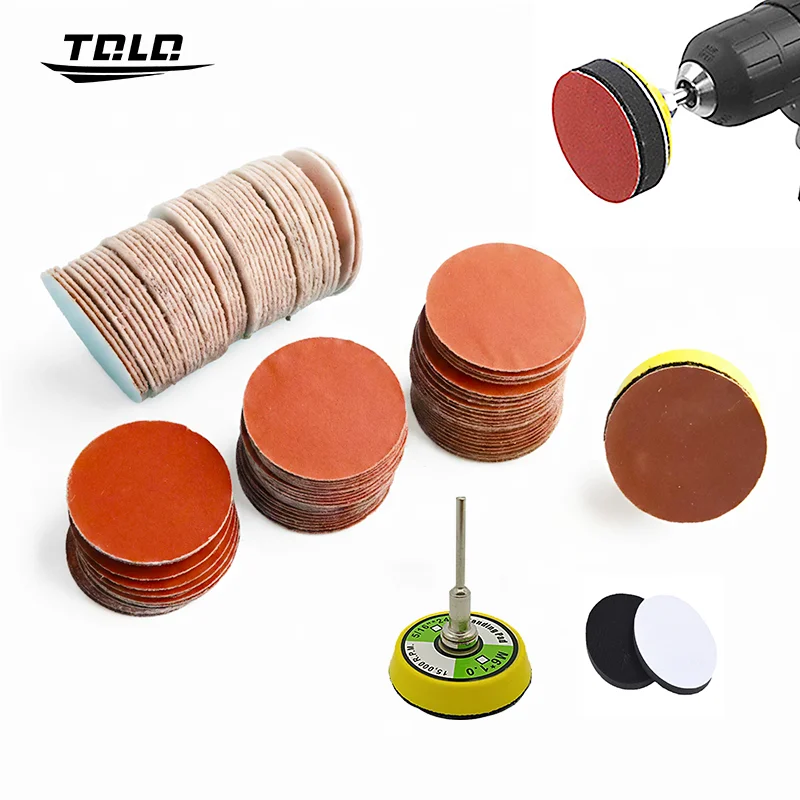 2 Inch 50mm Sandpaper Set 100/203/303 Pcs Grinding Sanding Disc Abrasive Paper Polishing Pad for Wood Metal Dremel Tools
2 Inch 50mm Sandpaper Set 100/203/303 Pcs Grinding Sanding Disc Abrasive Paper Polishing Pad for Wood Metal Dremel Tools