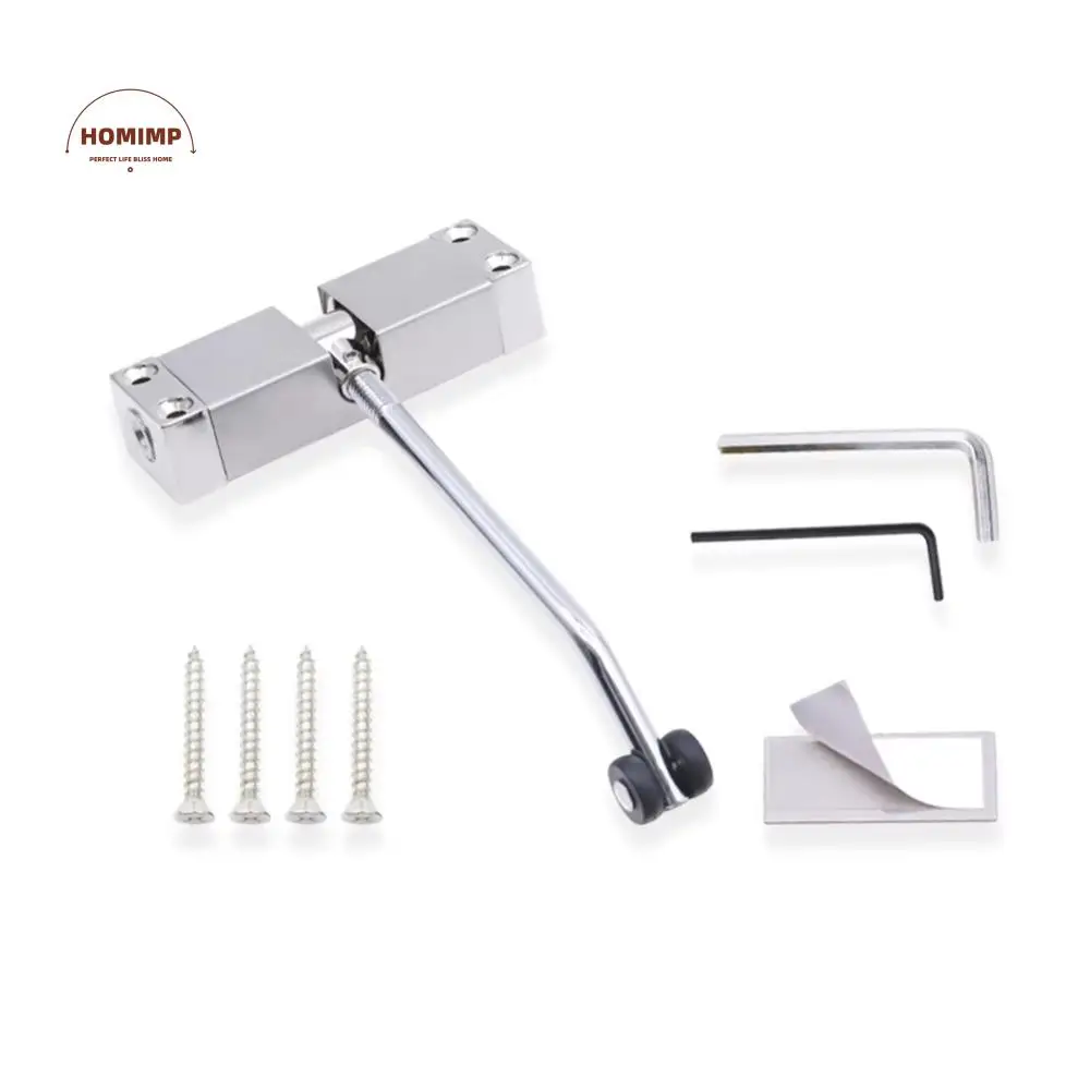 Aluminum Alloy Automatic Door Closer Wear Resist Safety Door Closing Hinge Mounted Self-Closing Spring Door Closer Door Hardware
Aluminum Alloy Automatic Door Closer Wear Resist Safety Door Closing Hinge Mounted Self-Closing Spring Door Closer Door Hardware