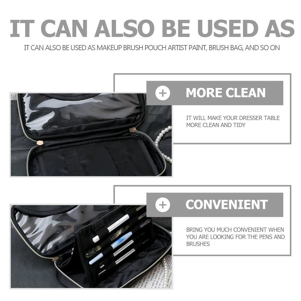 Nail Pen Brush Organizer Waterproof Storage Pouch for Manicure Tools Salon Supplies Easy Access Portable Case Holder
Nail Pen Brush Organizer Waterproof Storage Pouch for Manicure Tools Salon Supplies Easy Access Portable Case Holder