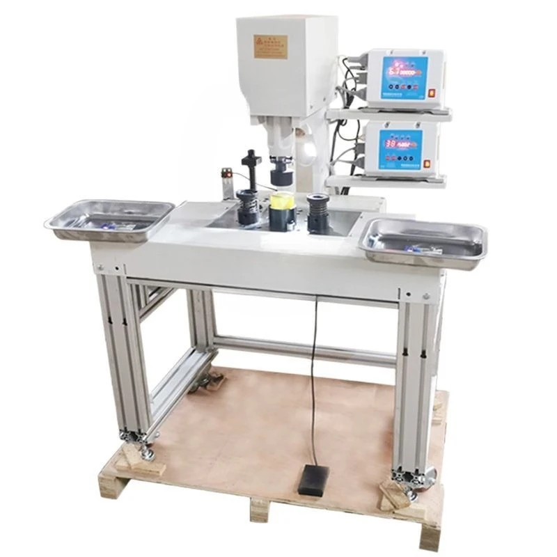 Computer automatic button wrapping machine, belt buckle, semi-automatic cloth wrapping machine, fully automatic electric
Computer automatic button wrapping machine, belt buckle, semi-automatic cloth wrapping machine, fully automatic electric