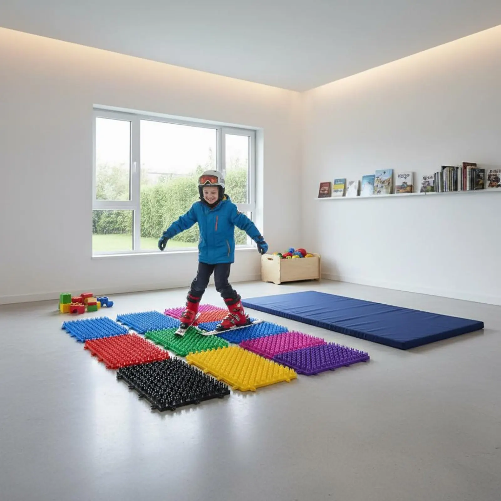 Fiber Ski Slope Mat Dense-Packed Bristles Dry Slope Flooring Connecting Dry Ski Tile All-Season Skiing for Beginners
Fiber Ski Slope Mat Dense-Packed Bristles Dry Slope Flooring Connecting Dry Ski Tile All-Season Skiing for Beginners