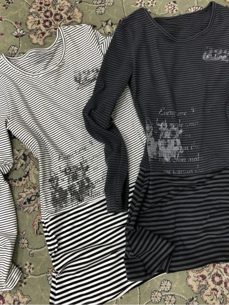 2025 Autumn Spring Women's Striped Print Long Sleeve Dress - Casual Vintage Graphic Midi Dress, Loose Comfortable Daily Wear Y2K
2025 Autumn Spring Women's Striped Print Long Sleeve Dress - Casual Vintage Graphic Midi Dress, Loose Comfortable Daily Wear Y2K