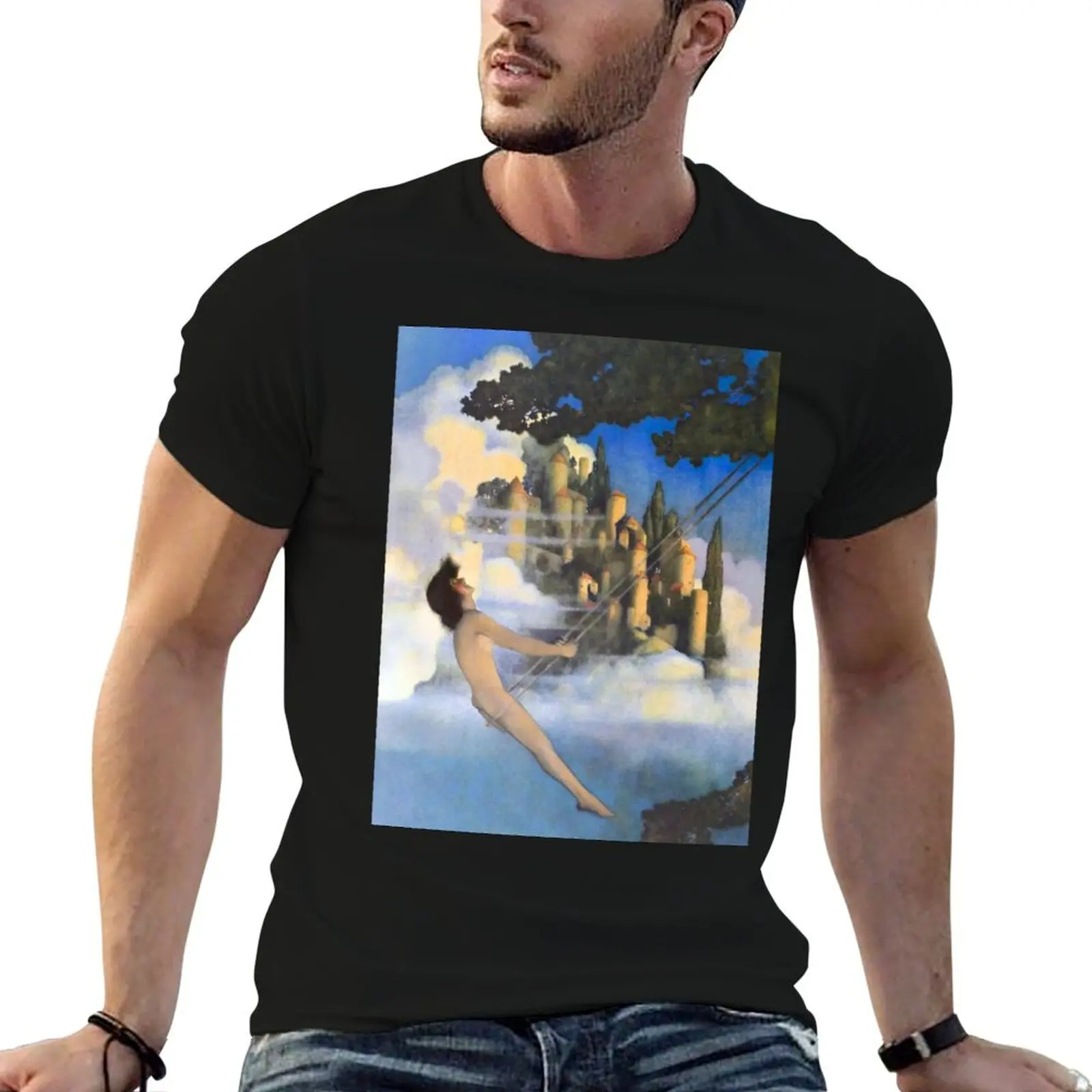 Dinky Bird -Maxfield Parrish midcentury art deco/nouveau illustration T-Shirt t shirts for man graphic tees T-Shirt
Dinky Bird -Maxfield Parrish midcentury art deco/nouveau illustration T-Shirt t shirts for man graphic tees T-Shirt