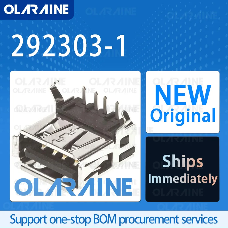 20/50/100Pcs 292303-1 100% brand new and original IC chip USB connector 4 Contact 1 A 30 VAC
20/50/100Pcs 292303-1 100% brand new and original IC chip USB connector 4 Contact 1 A 30 VAC