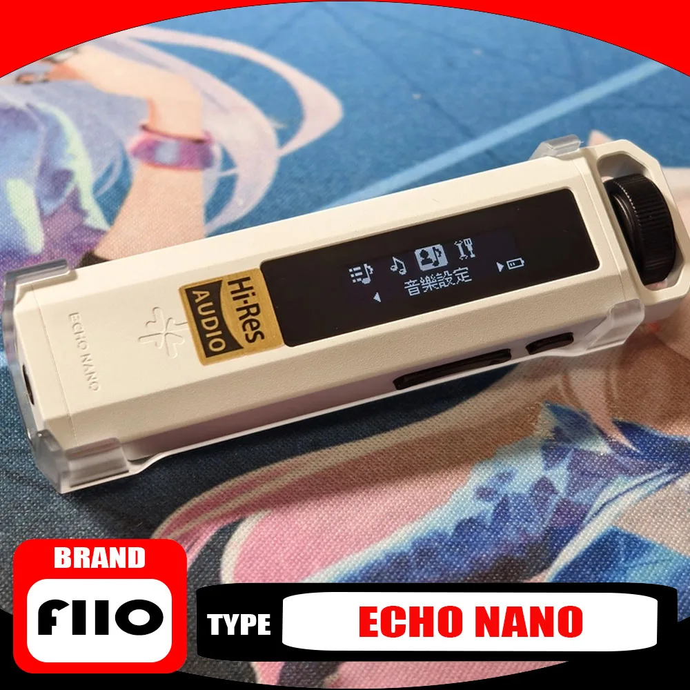 FiiO ECHO NANO Music Player Snowsky Portable Mini Lossless Mg-Al Alloy HiFi MP3 Player OLED Screen DAC DSD MP3 Simple Gift
FiiO ECHO NANO Music Player Snowsky Portable Mini Lossless Mg-Al Alloy HiFi MP3 Player OLED Screen DAC DSD MP3 Simple Gift