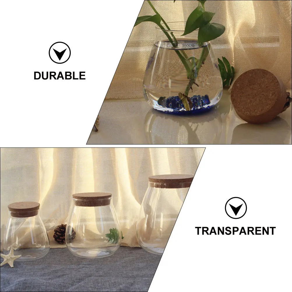 BESPORTBLE Glass Terrarium with Wood Lid Mini Fish Tank Plant Container 2Pcs Decor
BESPORTBLE Glass Terrarium with Wood Lid Mini Fish Tank Plant Container 2Pcs Decor
