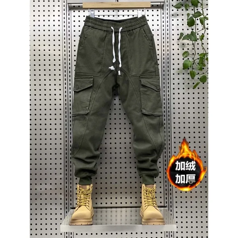 Spring Autumn New Fashion Mens Korean Style Harem Cargo Pants Solid Casual Winter Pockets Streetwear Joggers Trousers for Male
Spring Autumn New Fashion Mens Korean Style Harem Cargo Pants Solid Casual Winter Pockets Streetwear Joggers Trousers for Male