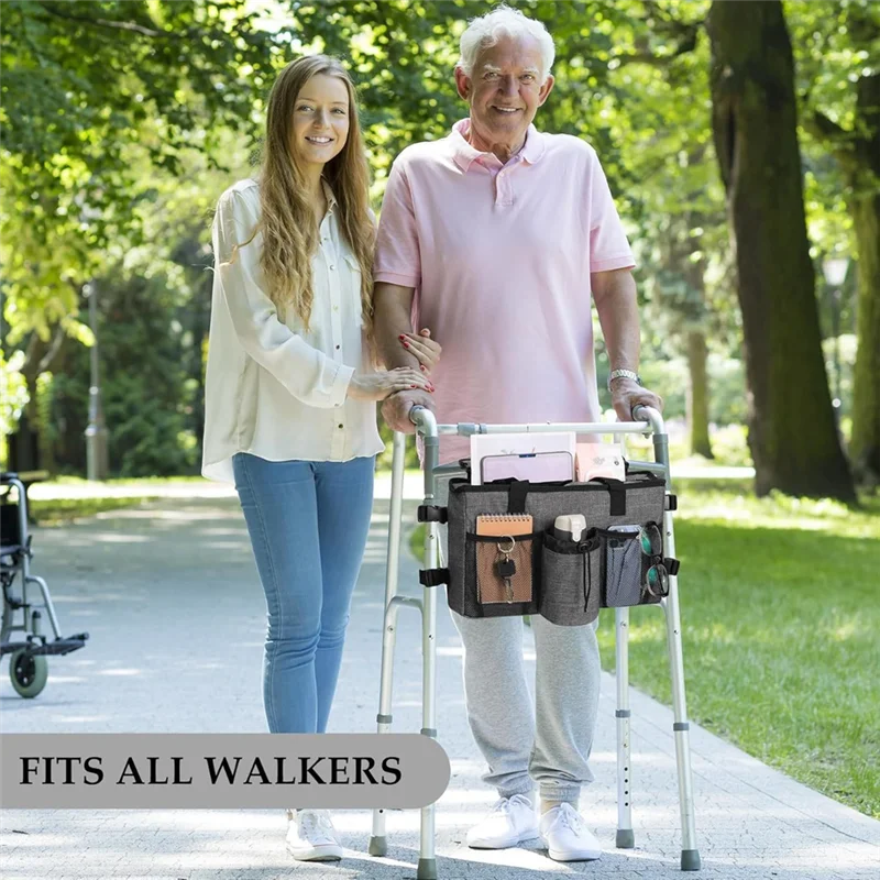 A74K-Foldable Walker Accessories With Cup Holder & Organizer Pouch
A74K-Foldable Walker Accessories With Cup Holder & Organizer Pouch