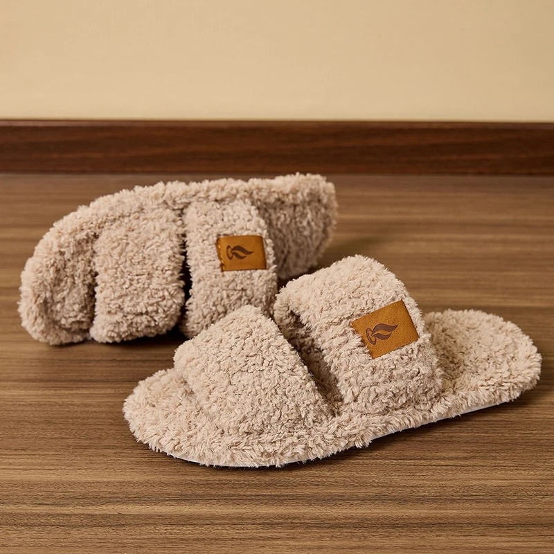 Autumn Winter Open Toe Fluffy Slippers Women Indoor Flat Heel Plush Slides Woman Comfortable Non Slip Home Fuzzy Slippers Female
Autumn Winter Open Toe Fluffy Slippers Women Indoor Flat Heel Plush Slides Woman Comfortable Non Slip Home Fuzzy Slippers Female