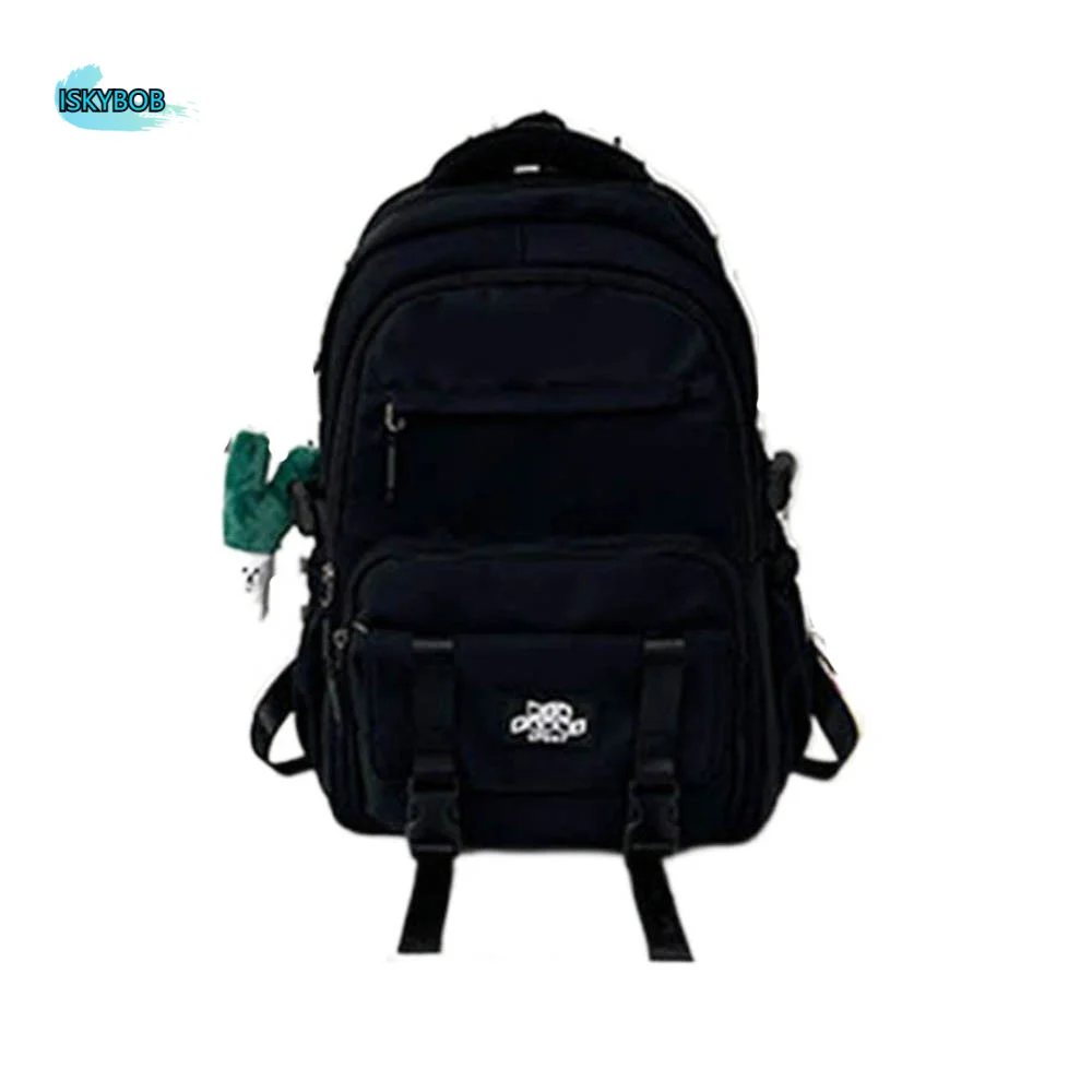 Fashion Nylon Large Student School Bag Capacity With Cute Pendants Backpack Leisure Korean Style Schoolbag College Student
Fashion Nylon Large Student School Bag Capacity With Cute Pendants Backpack Leisure Korean Style Schoolbag College Student