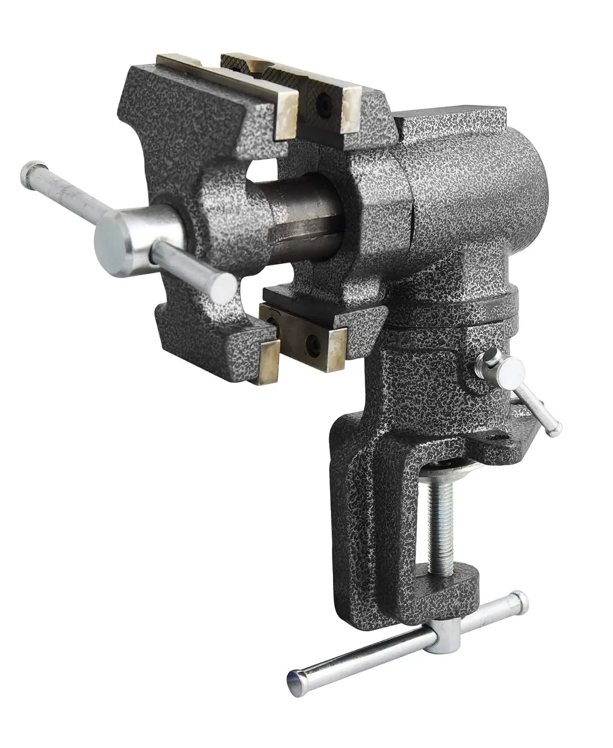 Mini Portable Clamp-on Table Vise with 360° Rotation, Soft Jaws for Jewelry and Crafts
Mini Portable Clamp-on Table Vise with 360° Rotation, Soft Jaws for Jewelry and Crafts