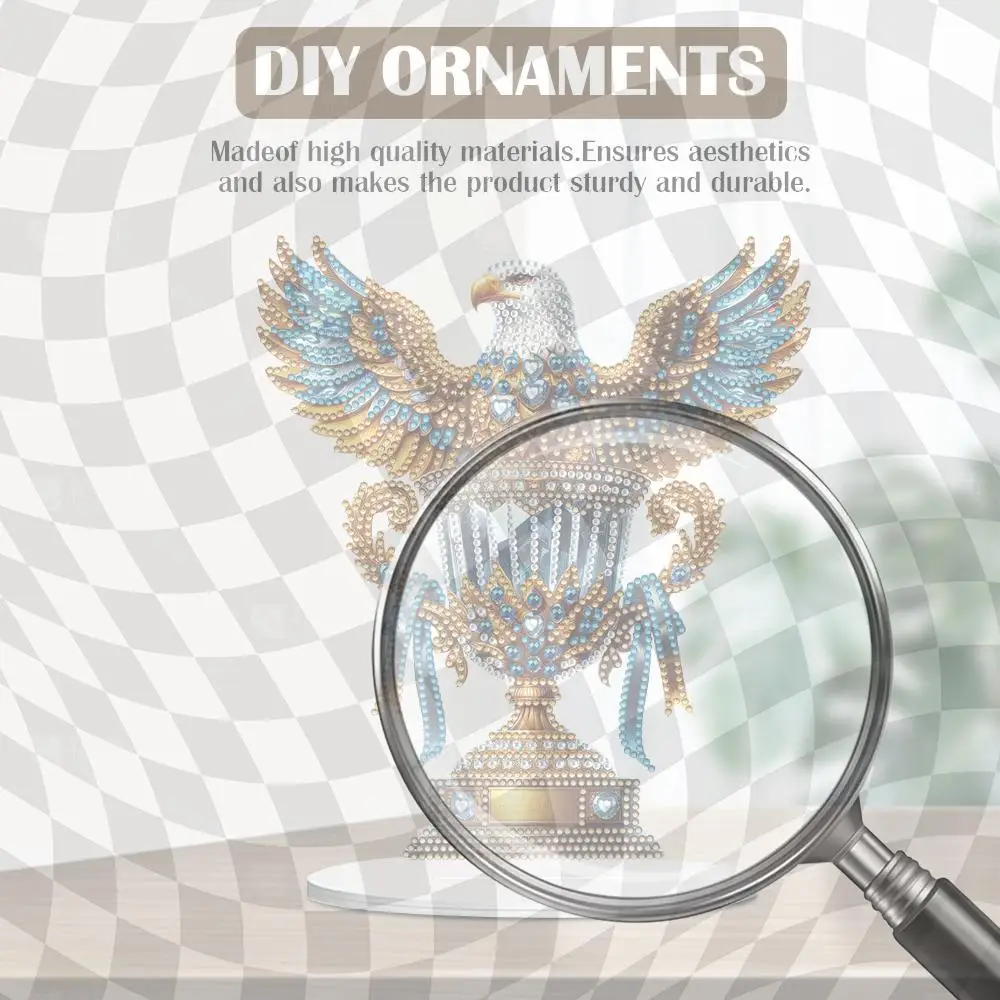 Acrylic Special Shape Eagle Trophy Diamond Painting Desktop Ornaments for Office (C)
Acrylic Special Shape Eagle Trophy Diamond Painting Desktop Ornaments for Office (C)