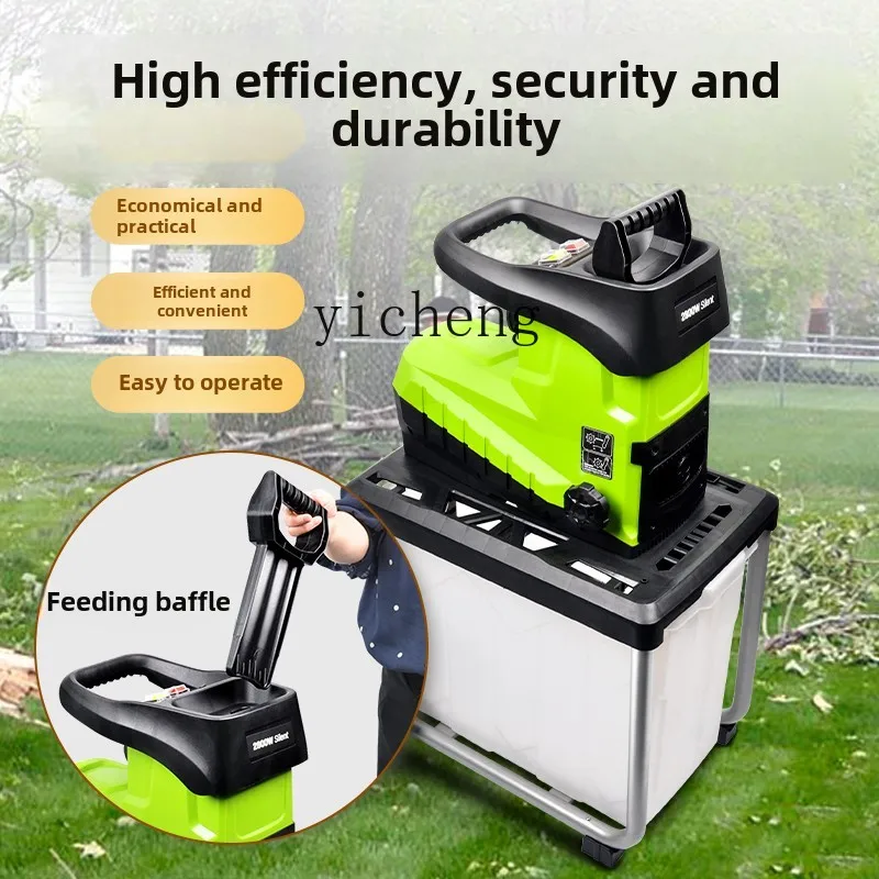 Electric Branch Wood Shredder Dry Grass Shredder Household Branch Shredder High Power 2400W Garden 
Electric Branch Wood Shredder Dry Grass Shredder Household Branch Shredder High Power 2400W Garden