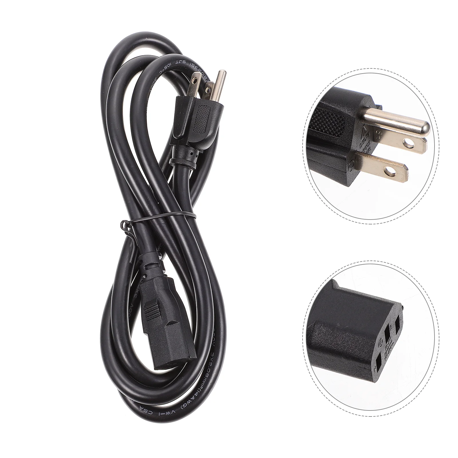 Power Cable Computer Pigtail Cord Pure Copper Machine 3 Prong Pvc Display 3-prong
Power Cable Computer Pigtail Cord Pure Copper Machine 3 Prong Pvc Display 3-prong