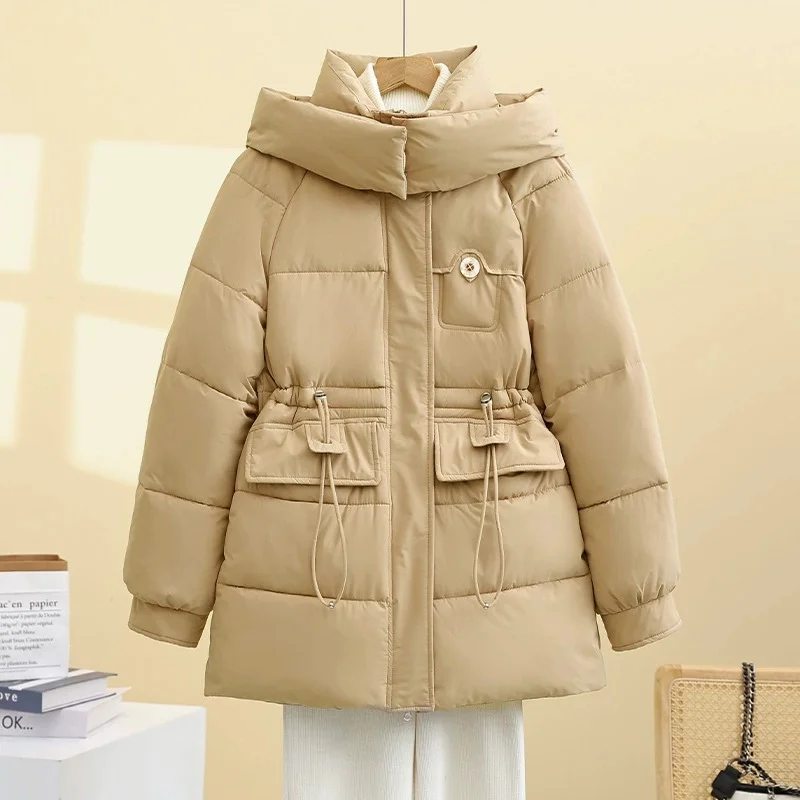 New Winter Jacket Women Thicke Down Cotton Coat Mid Long Cotton Padded Jacket Trendy Bread Coat Outerwear Korean Cotton Clothes
New Winter Jacket Women Thicke Down Cotton Coat Mid Long Cotton Padded Jacket Trendy Bread Coat Outerwear Korean Cotton Clothes