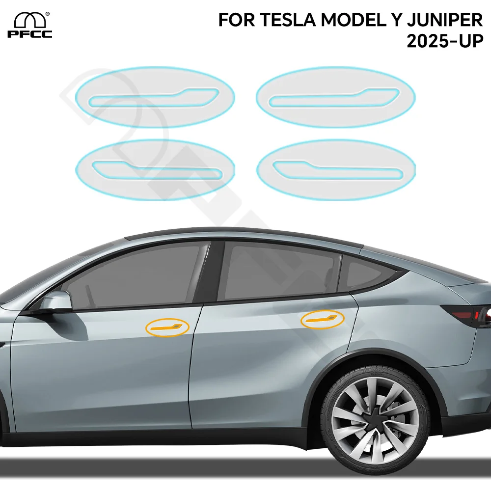 For Tesla Model Y Juniper 2025 2026 Door Handles TPU Protection Film Headlight Rearview Tail Light Anti-scratch Precut Clear PPF
For Tesla Model Y Juniper 2025 2026 Door Handles TPU Protection Film Headlight Rearview Tail Light Anti-scratch Precut Clear PPF