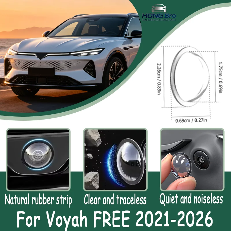 For Voyah FREE 2021-2026 2Pcs 360 Reverse Camera Lens Protector, Anti-Scratch PC Clear Sticker, Waterproof Dustproof
For Voyah FREE 2021-2026 2Pcs 360 Reverse Camera Lens Protector, Anti-Scratch PC Clear Sticker, Waterproof Dustproof