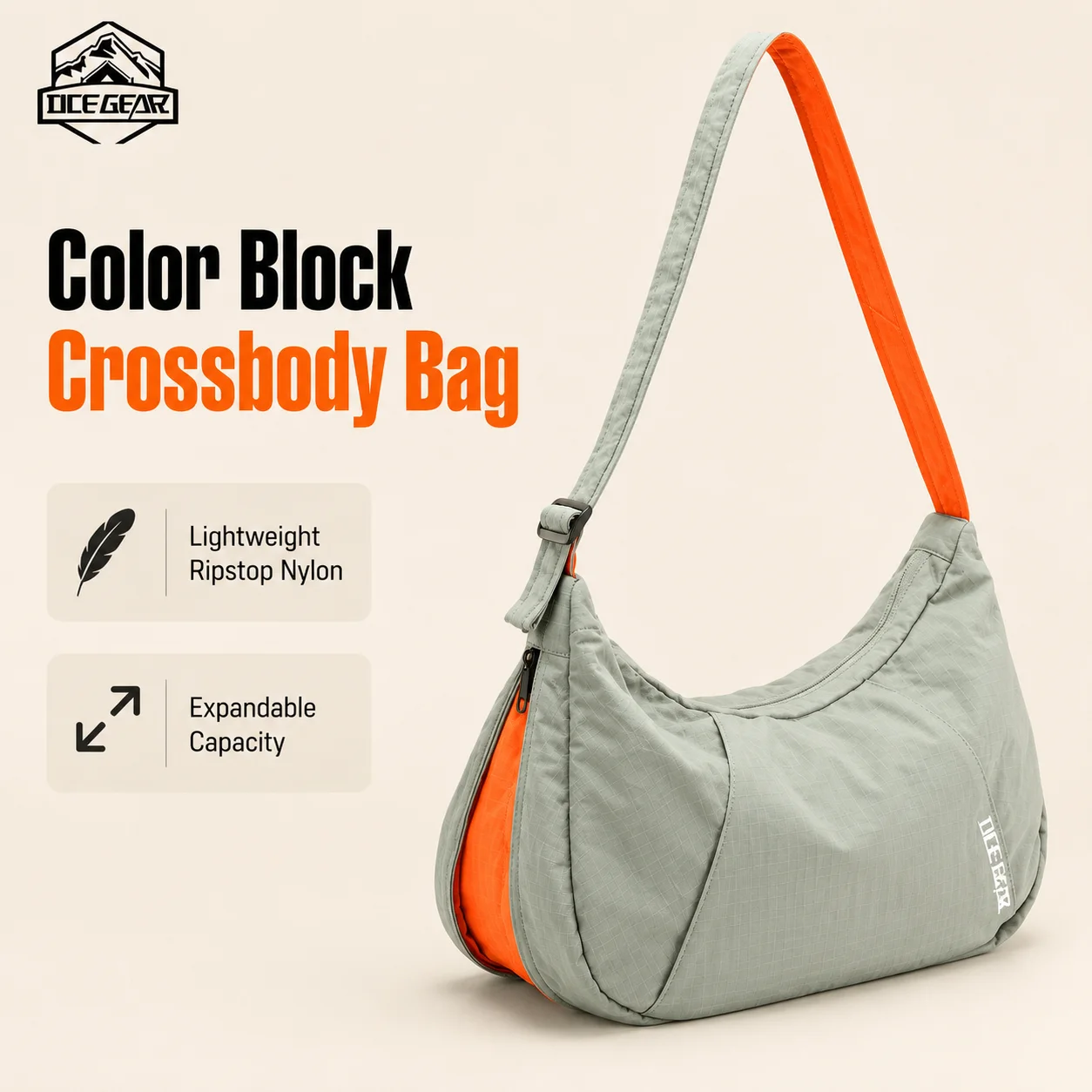 Expandable Crossbody Shoulder Bag Waterproof Lightweight Large Capacity Adjustable Strap Messenger Bag for Women Men Travel
Expandable Crossbody Shoulder Bag Waterproof Lightweight Large Capacity Adjustable Strap Messenger Bag for Women Men Travel