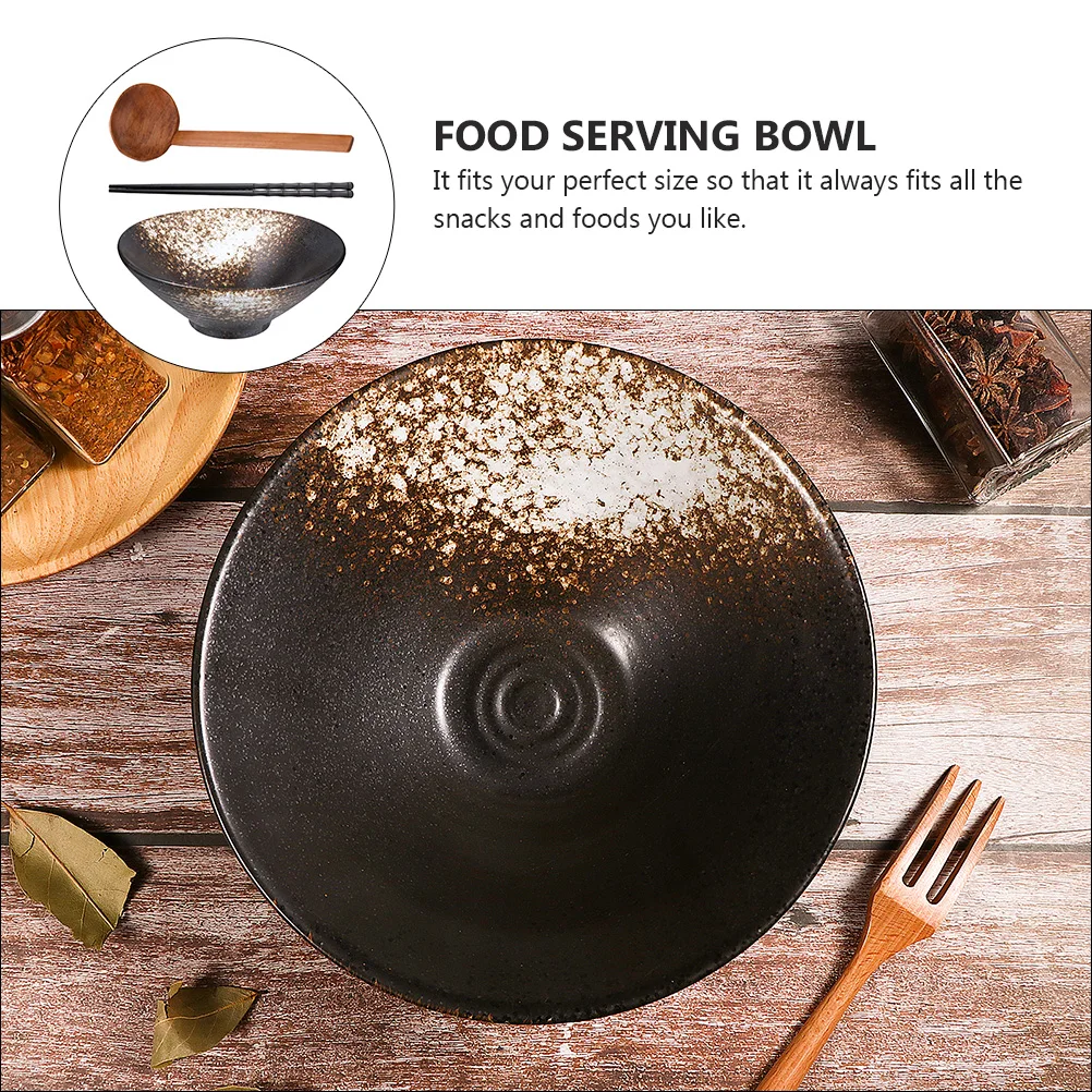 3pcs Ceramic Bowl Set Large Capacity Food Grade Tableware For Soup Noodle Salad Ramen Japanese Style Serving Dish Kitchen Use
3pcs Ceramic Bowl Set Large Capacity Food Grade Tableware For Soup Noodle Salad Ramen Japanese Style Serving Dish Kitchen Use