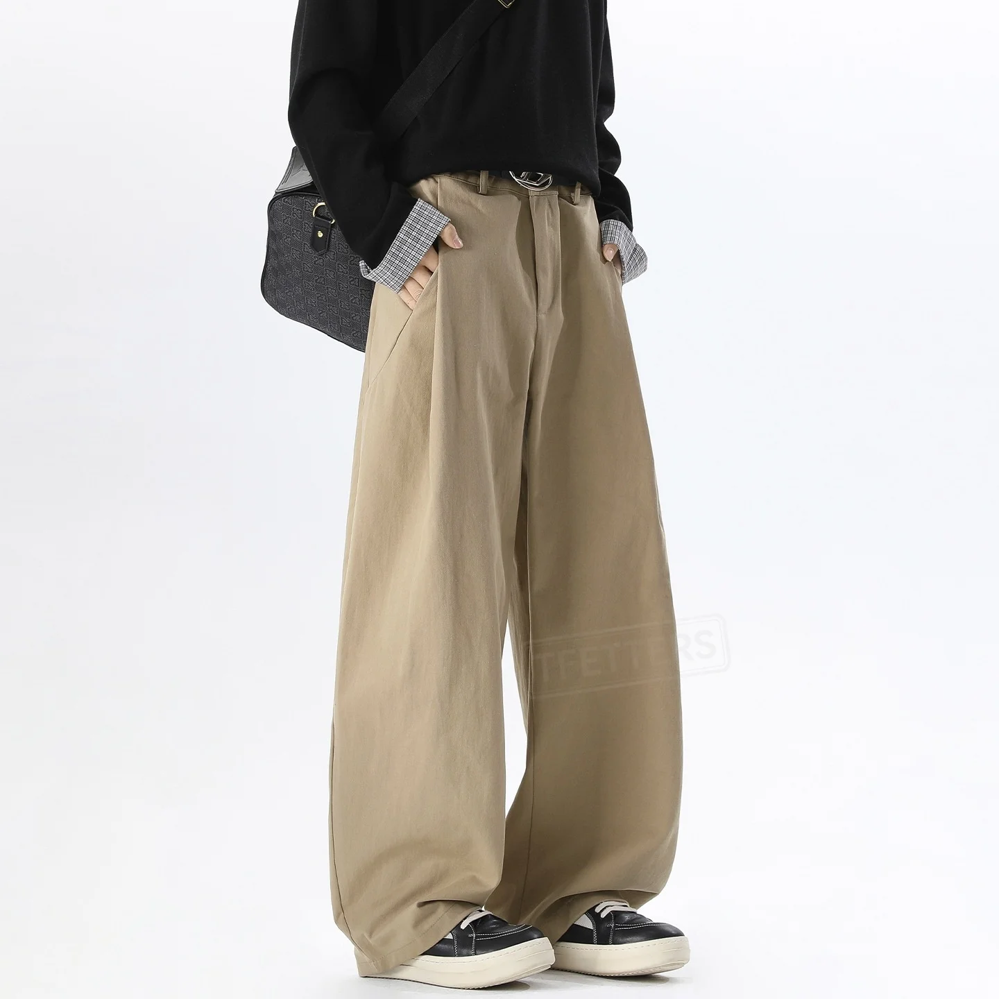 2025 Spring Summer Streetwear Minimalist Pants Loose Fit Straight Leg Curved Leg Panelled Solid Color Cotton Street Daily Wear
2025 Spring Summer Streetwear Minimalist Pants Loose Fit Straight Leg Curved Leg Panelled Solid Color Cotton Street Daily Wear