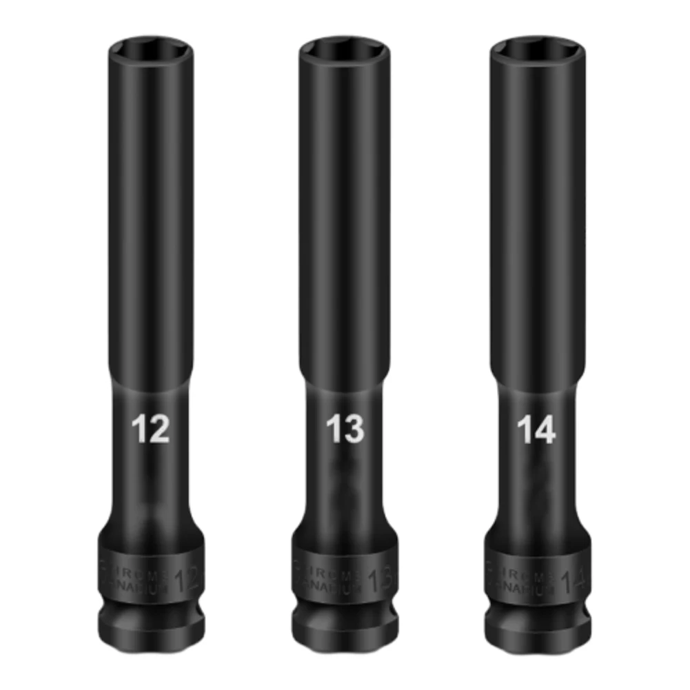 Electric Wrench Lengthening Thin Wall Socket 12-14mm 1/2 Drive Socket Impact Wrench Hex Socket Head Adapter Spanner Converter
Electric Wrench Lengthening Thin Wall Socket 12-14mm 1/2 Drive Socket Impact Wrench Hex Socket Head Adapter Spanner Converter