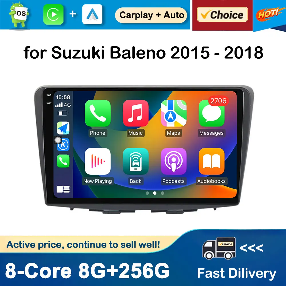 9 inch Android Intelligent System Car Multimedia Video Radio Player GPS Navigation for Suzuki Baleno 2015 - 2018 DSP Stereo WiFi
9 inch Android Intelligent System Car Multimedia Video Radio Player GPS Navigation for Suzuki Baleno 2015 - 2018 DSP Stereo WiFi