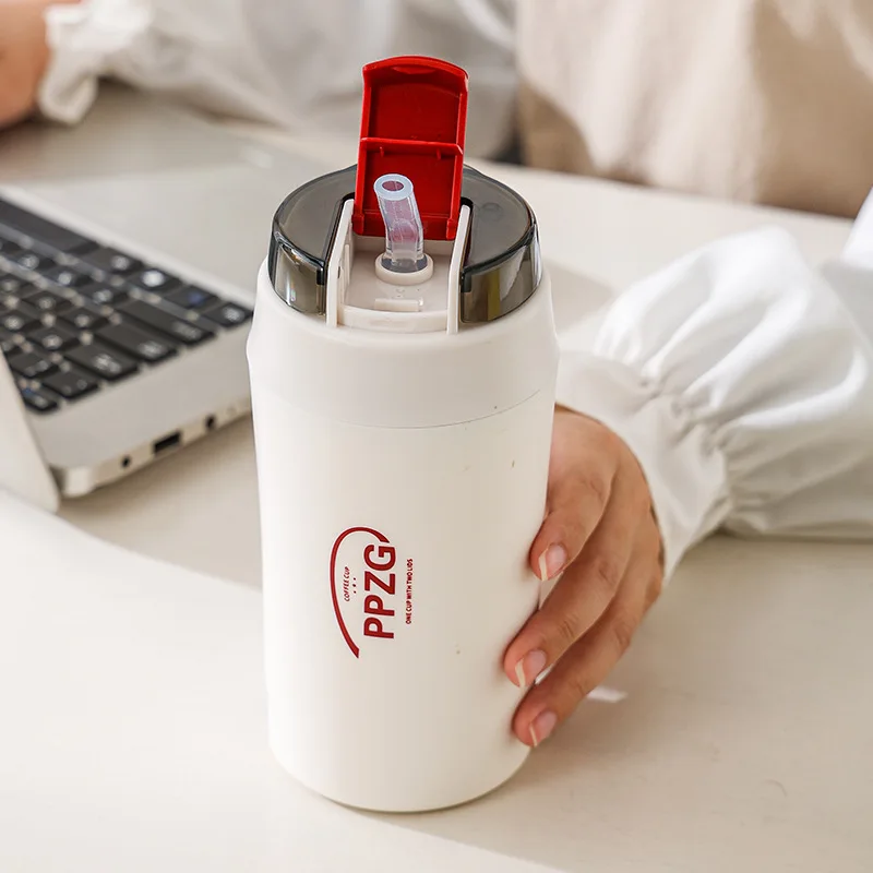 New Ceramic Inner Tank Coffee Thermos Cup Double Drink Portable Outdoor Casual Cup Fashionable Simple Straw Kettle
New Ceramic Inner Tank Coffee Thermos Cup Double Drink Portable Outdoor Casual Cup Fashionable Simple Straw Kettle