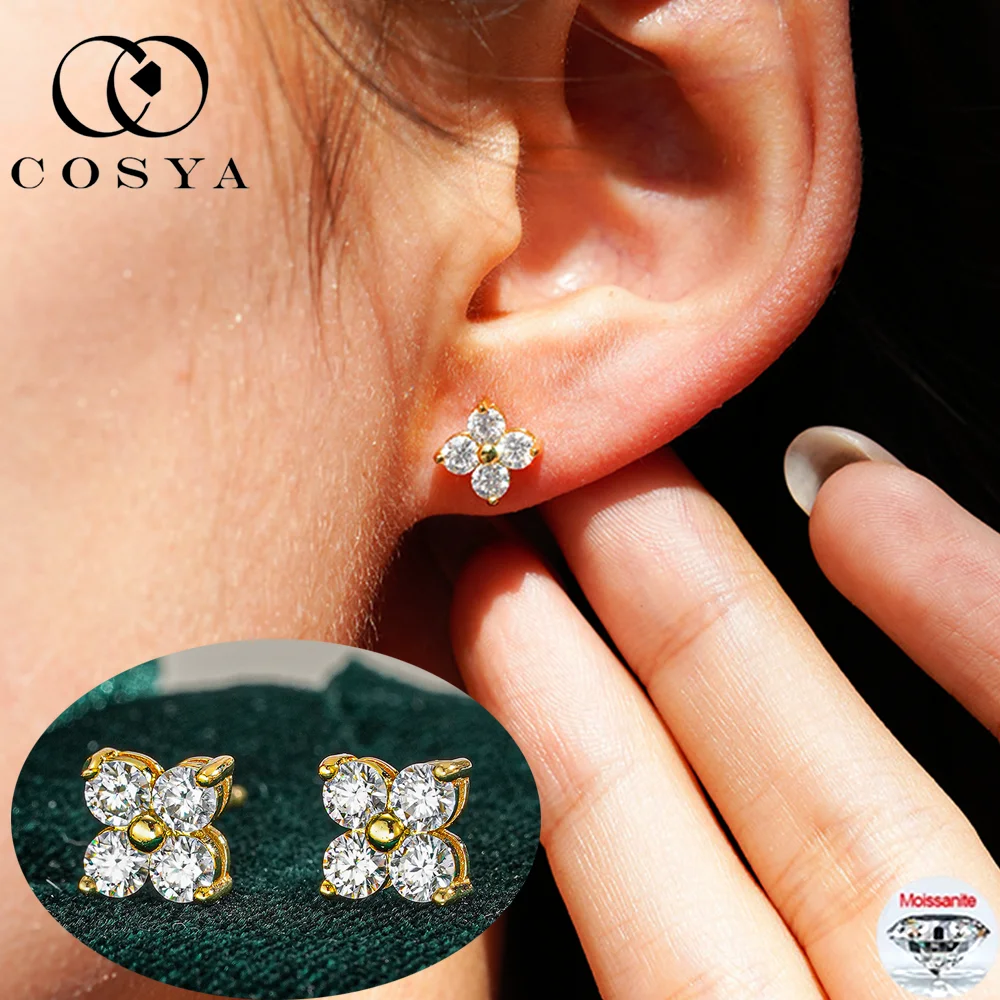 COSYA 0,8 карата D Цвет Муассанит Серьги-гвоздики для женщин S925 Посеребренные 18-каратного золота Лабораторные серьги-гвоздики с бриллиантами Свадебные ювелирные украшения
COSYA 0,8 карата D Цвет Муассанит Серьги-гвоздики для женщин S925 Посеребренные 18-каратного золота Лабораторные серьги-гвоздики с бриллиантами Свадебные ювелирные украшения