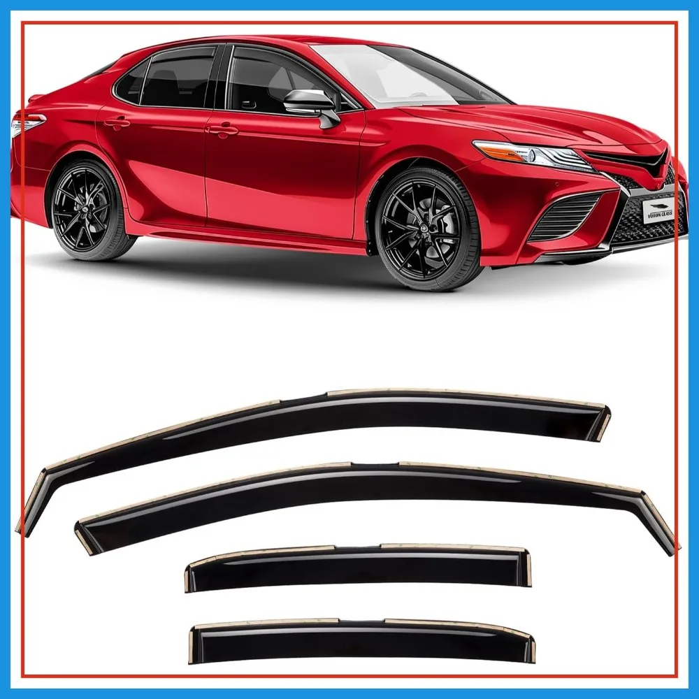 In-Channel Rain Guards for Toyota Camry 2018-2024, 4 Pieces Window Deflectors, Extra Durable
In-Channel Rain Guards for Toyota Camry 2018-2024, 4 Pieces Window Deflectors, Extra Durable