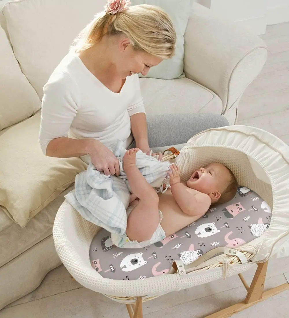 Soft Breathable Muslin Cotton Baby Crib Sheet Fitted Newborn Bed Sheet Hypoallergenic Nursery Cradle Sheet for Infants Universal
Soft Breathable Muslin Cotton Baby Crib Sheet Fitted Newborn Bed Sheet Hypoallergenic Nursery Cradle Sheet for Infants Universal