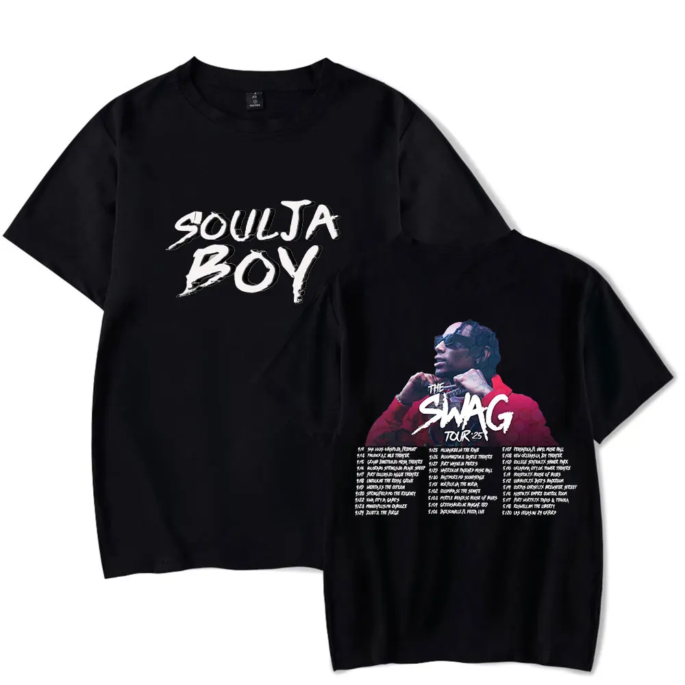 Футболка Soulja Boy The Swag Tour Tee Merch Мужская футболка с коротким рукавом Женская модная рубашка с круглым вырезом
Футболка Soulja Boy The Swag Tour Tee Merch Мужская футболка с коротким рукавом Женская модная рубашка с круглым вырезом