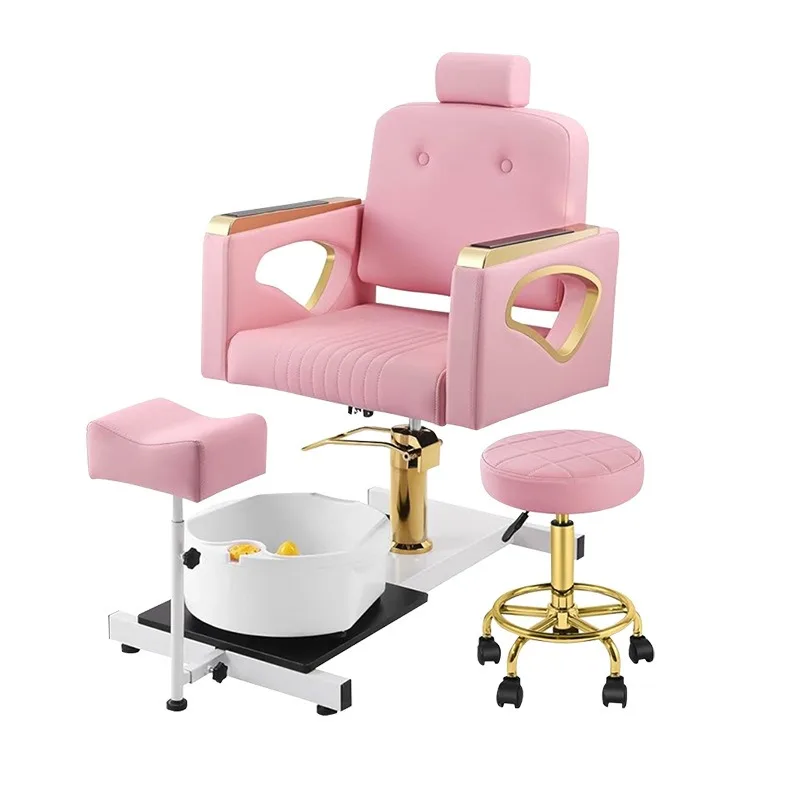 Hair chair, pedicure chair, lifting and rotating multi-functional foot wash chair
Hair chair, pedicure chair, lifting and rotating multi-functional foot wash chair