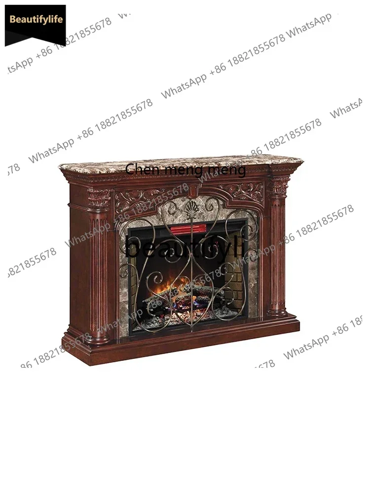 A601 American solid wood simulation flame household electronic heating heater European retro decorative fireplace
A601 American solid wood simulation flame household electronic heating heater European retro decorative fireplace