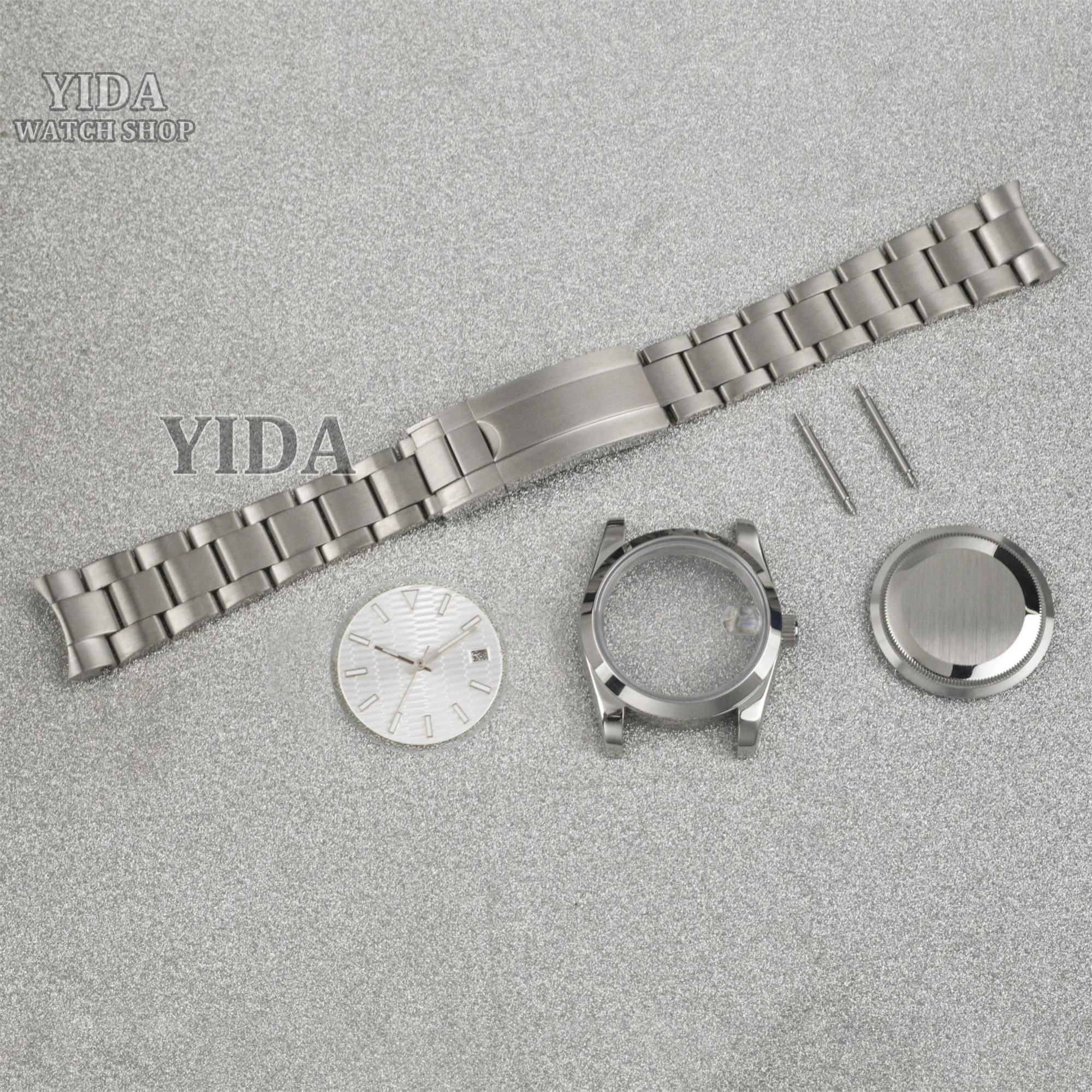 Silver Modified Watch Case Band Dial Hands Stainless Steel Oyster Datejust Style Bracelet For NH35 NH36 Movement Watch Accessory
Silver Modified Watch Case Band Dial Hands Stainless Steel Oyster Datejust Style Bracelet For NH35 NH36 Movement Watch Accessory