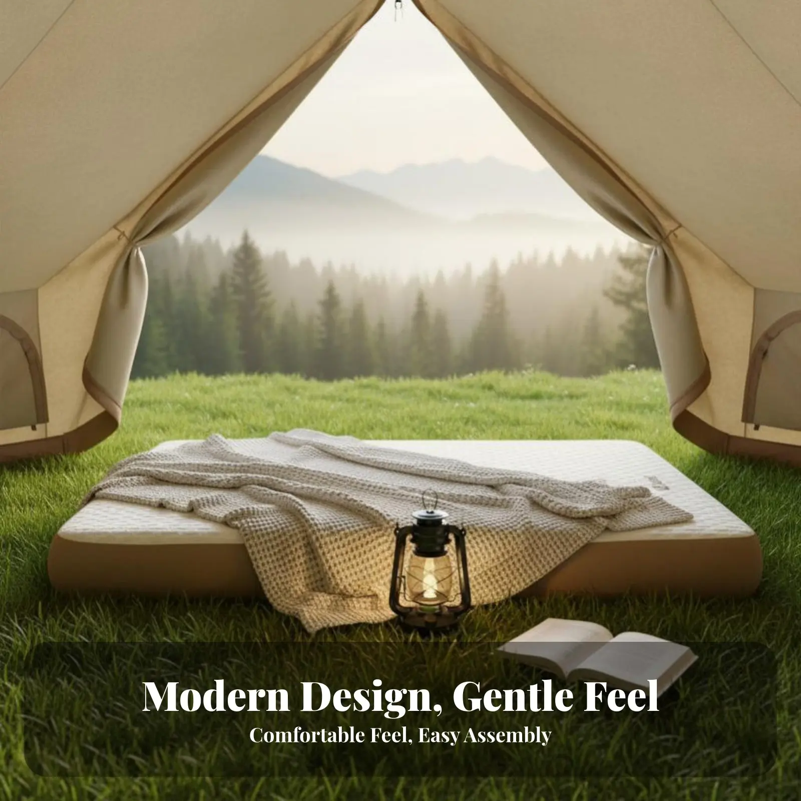 20cm Inflatable Air Bed, Soft-Touch Plush Surface, Outdoor Camping Mattress, Comfortable, Adjustable Firmness, Electric Pump
20cm Inflatable Air Bed, Soft-Touch Plush Surface, Outdoor Camping Mattress, Comfortable, Adjustable Firmness, Electric Pump