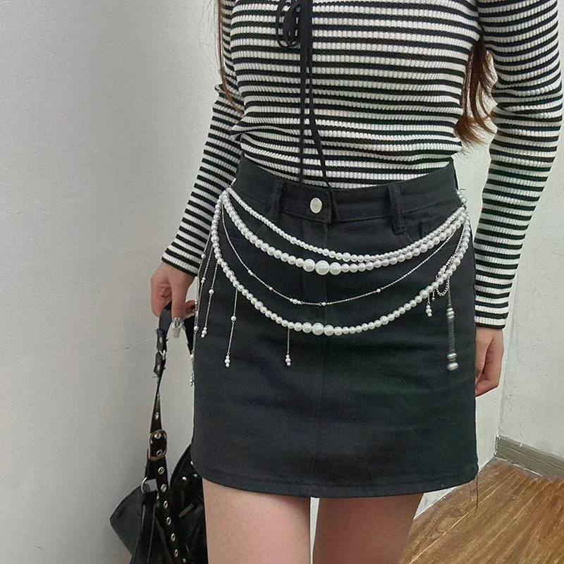 Многослойные жемчужные поясные цепочки для женщин, пояс с кисточками из искусственного жемчуга, модные элегантные украшения для тела, аксессуары для одежды, подарки
Многослойные жемчужные поясные цепочки для женщин, пояс с кисточками из искусственного жемчуга, модные элегантные украшения для тела, аксессуары для одежды, подарки