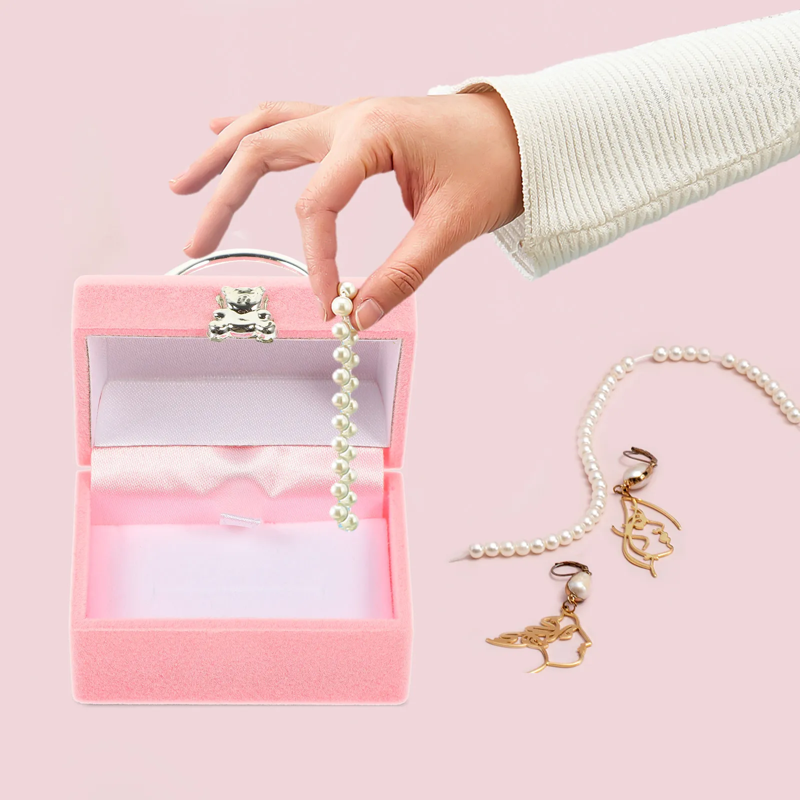 Elegant Small Jewelry Gift Box for Engagement Ring Wedding Birthday Thanksgiving Holiday Present Storage Display Case Women's
Elegant Small Jewelry Gift Box for Engagement Ring Wedding Birthday Thanksgiving Holiday Present Storage Display Case Women's