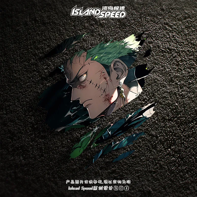 Torn Cool Zorro Anime Sticker One Piece Personality Car Sticker Creative Decoration Body Sticker
Torn Cool Zorro Anime Sticker One Piece Personality Car Sticker Creative Decoration Body Sticker