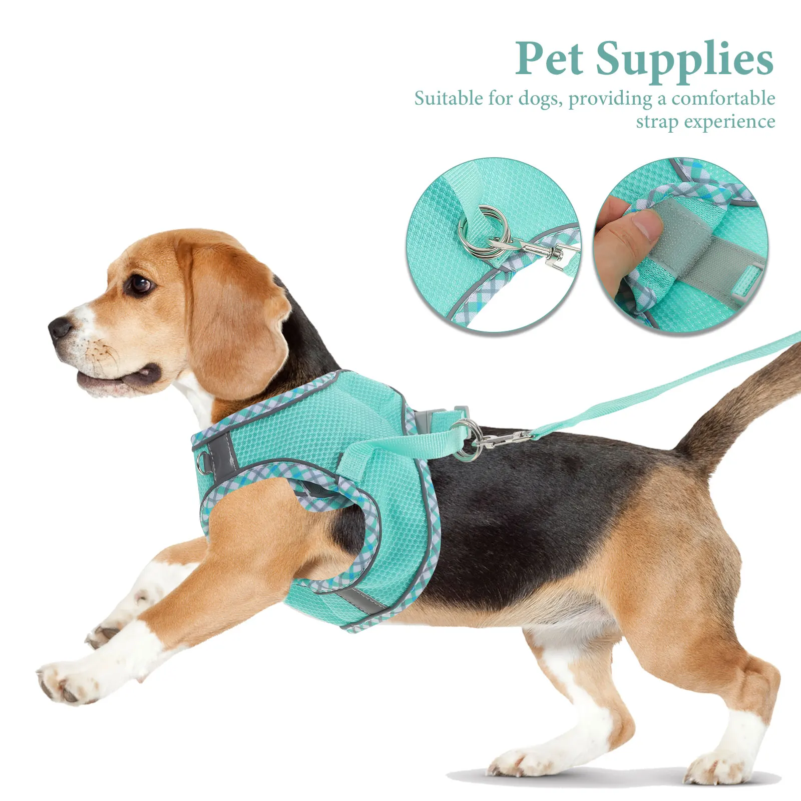 1 Set Adjustable Dog Harness Vest For Small Large Dogs Outdoor Walking Wear-Resistant Pet Puppy Harness Portable Traction Rope
1 Set Adjustable Dog Harness Vest For Small Large Dogs Outdoor Walking Wear-Resistant Pet Puppy Harness Portable Traction Rope