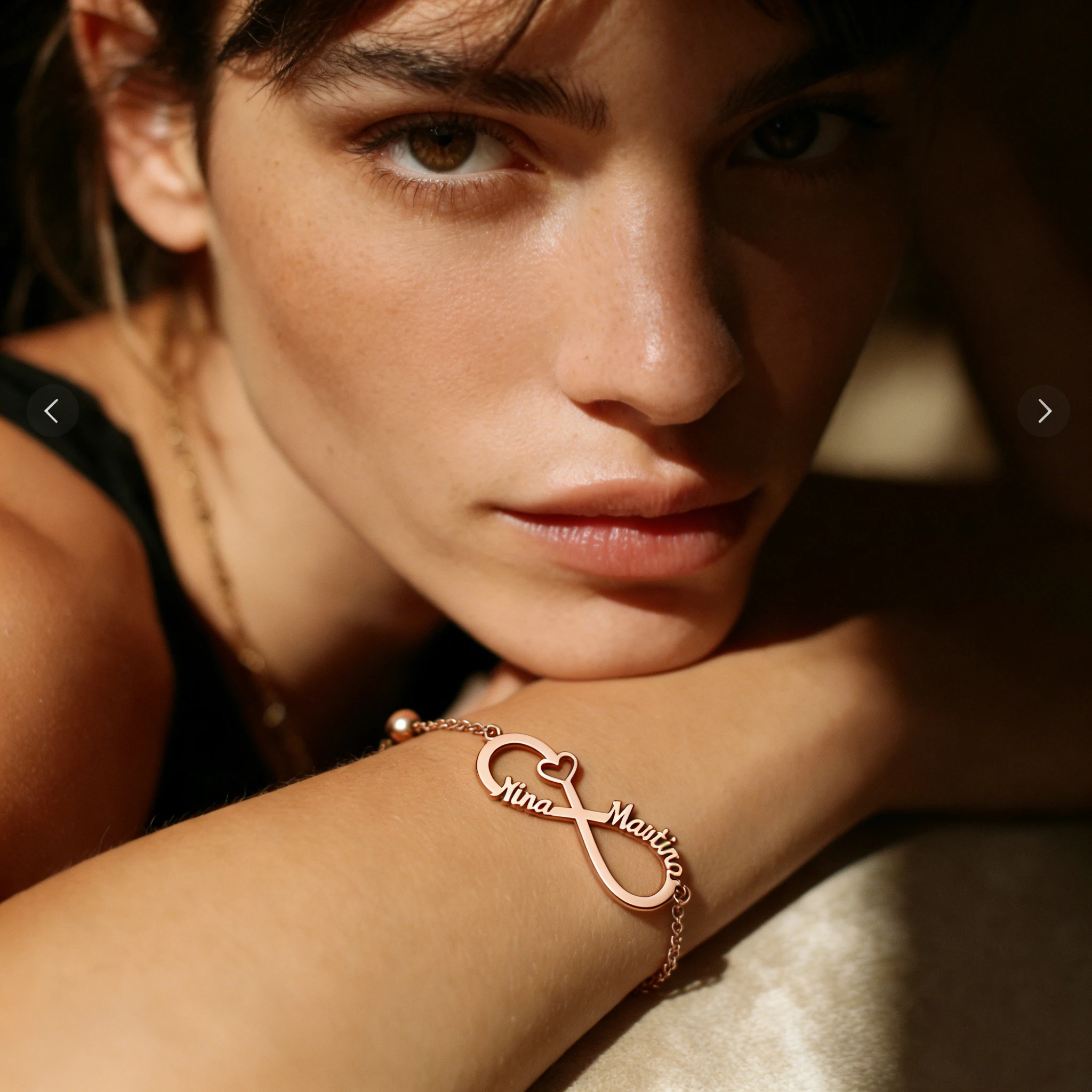 Индивидуальное ожерелье с именем для женщин, персонализированное гравированное ожерелье с именной табличкой в форме бесконечности, ювелирное украшение в подарок для неё, на 1-6 имен, символизирующее дружбу.
Индивидуальное ожерелье с именем для женщин, персонализированное гравированное ожерелье с именной табличкой в форме бесконечности, ювелирное украшение в подарок для неё, на 1-6 имен, символизирующее дружбу.