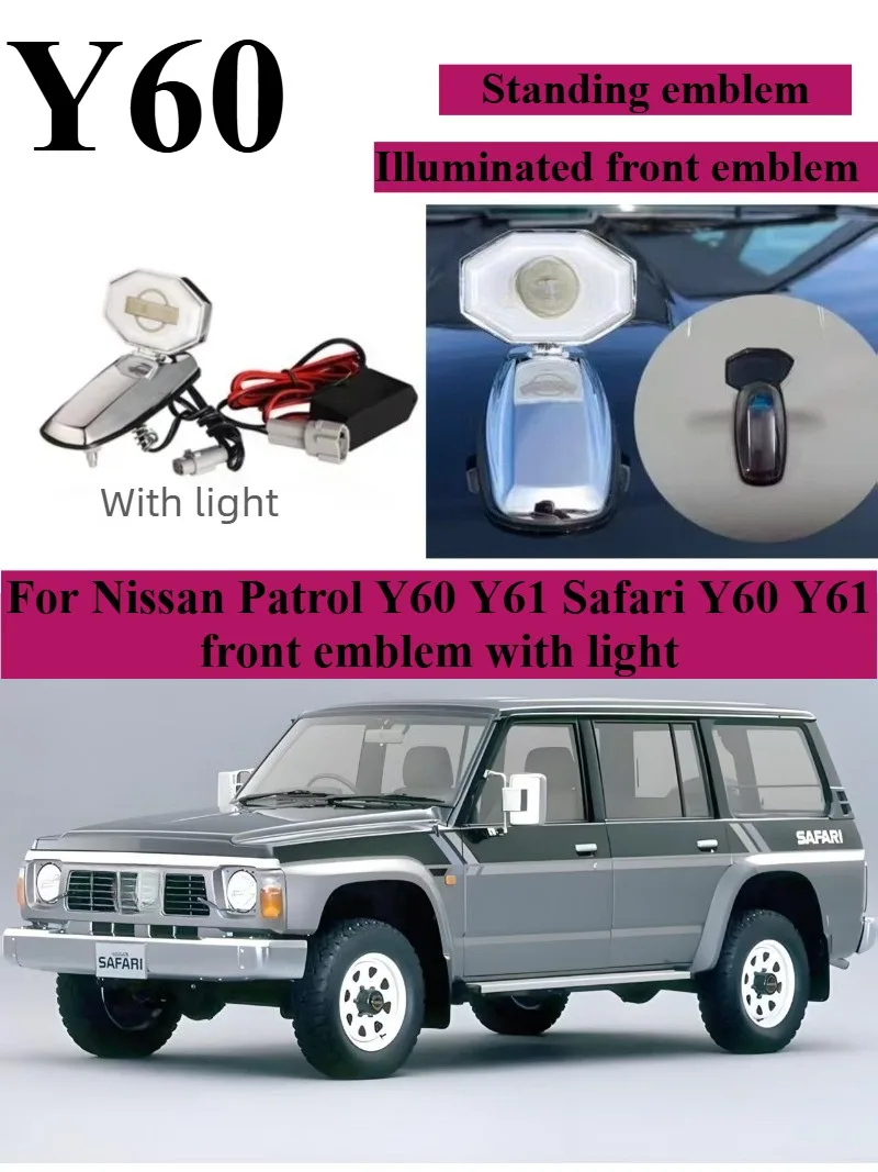 Chrome Hood Emblem for Nissan Patrol Y60 Y61 Safari Y60 Y61 Front Emblem, Upright Emblem Hood Emblem
Chrome Hood Emblem for Nissan Patrol Y60 Y61 Safari Y60 Y61 Front Emblem, Upright Emblem Hood Emblem