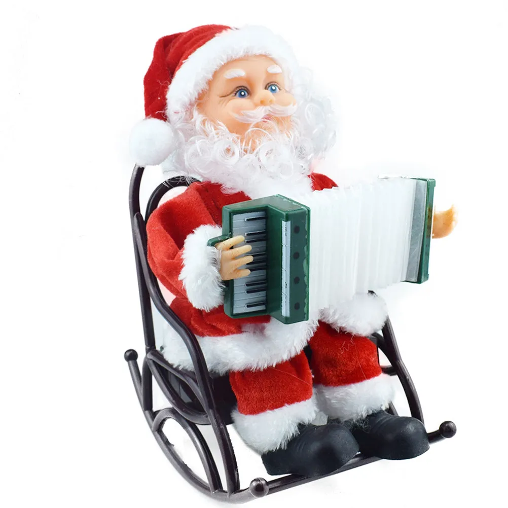 1Pcs Rocking Chair Santa Claus Electric Christmas Music Gift Decor Indoor Holiday Present Ornament Fun Party Plaything Xmas
1Pcs Rocking Chair Santa Claus Electric Christmas Music Gift Decor Indoor Holiday Present Ornament Fun Party Plaything Xmas