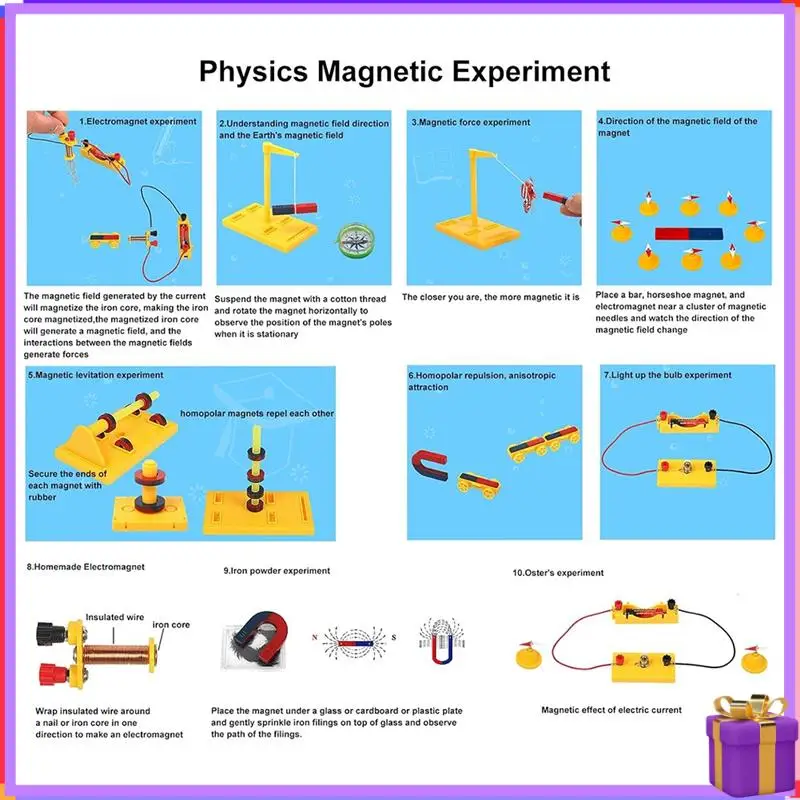 Advanced Large Science Magnet Kit Physics Magnet Kit For Kids Educational For School Students 1 SET
Advanced Large Science Magnet Kit Physics Magnet Kit For Kids Educational For School Students 1 SET