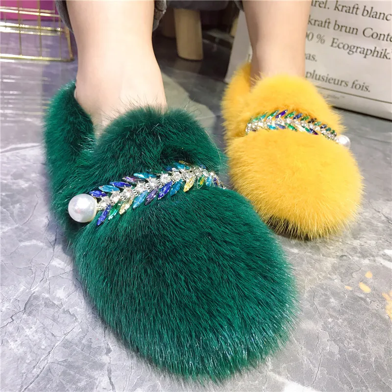 Crystal Decor Women Flats Winter Warm Fur Shoes Fashion Furry Loafers Platform Espadrilles Walking Driving Chaussure Femme
Crystal Decor Women Flats Winter Warm Fur Shoes Fashion Furry Loafers Platform Espadrilles Walking Driving Chaussure Femme