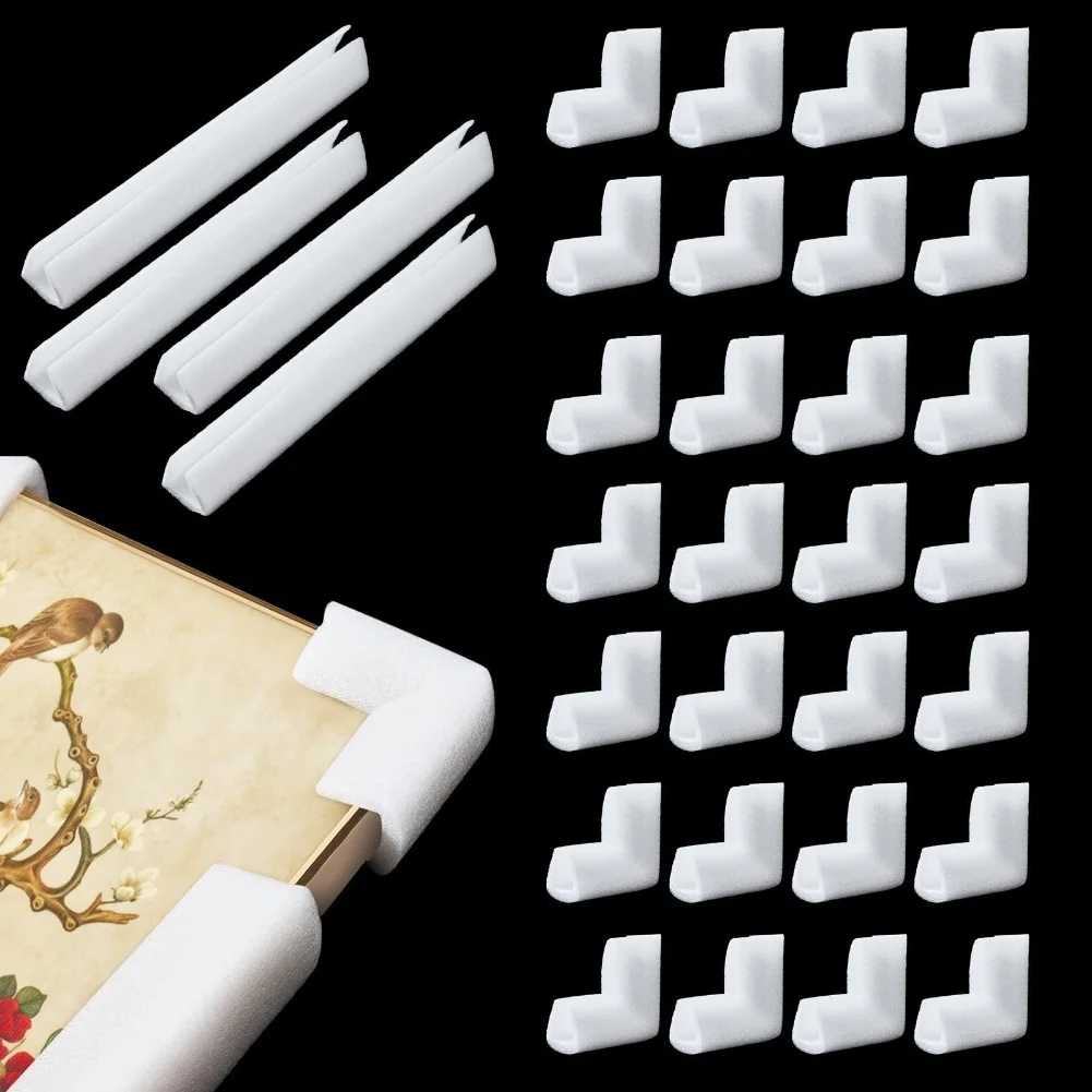 32 шт., пенопластовые угловые протекторы для фоторамок, фотозеркало, художественная мебельная упаковка, U-образная канавка, пенопластовый край для рамок и зеркал
32 шт., пенопластовые угловые протекторы для фоторамок, фотозеркало, художественная мебельная упаковка, U-образная канавка, пенопластовый край для рамок и зеркал