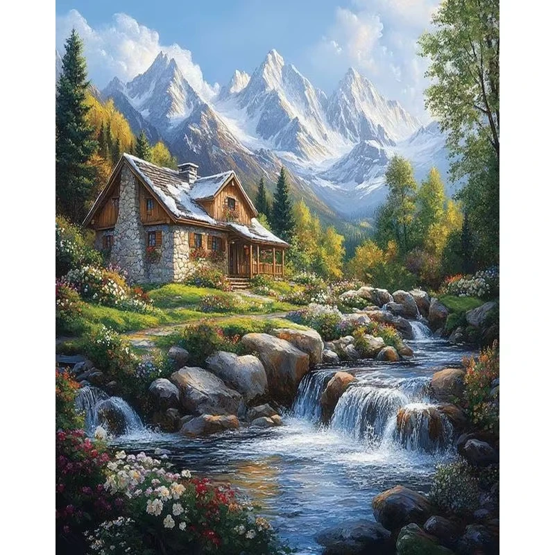 5D Diamond Mosaic Landscape Stream House Full Round/Square DIY Diamond Painting Complete Kit Home Decoration Gift
5D Diamond Mosaic Landscape Stream House Full Round/Square DIY Diamond Painting Complete Kit Home Decoration Gift