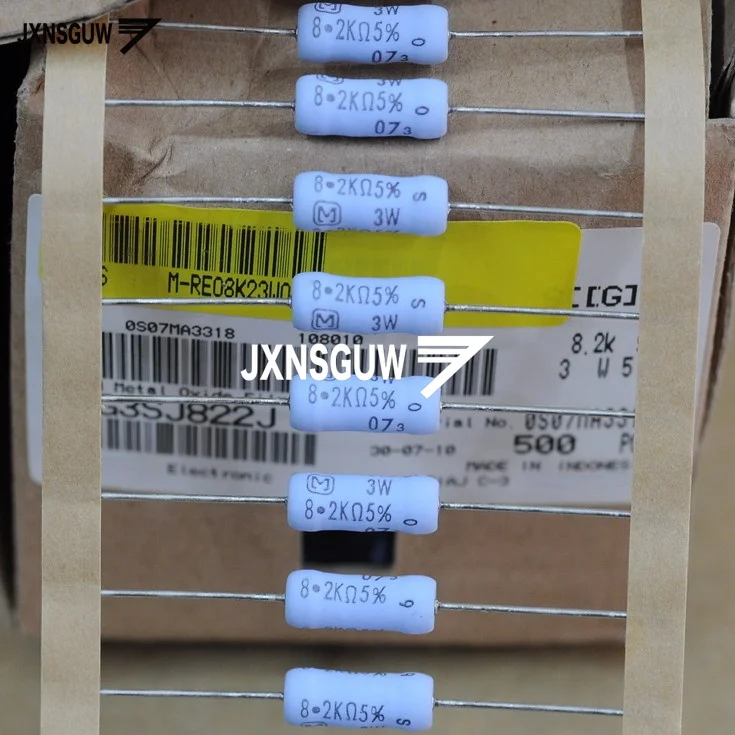 20PCS NEW Matsushita 5% 3W8.2K Metal oxide film resistor 3W 8.2K Fever resistance 3W8k2 8200Ω free shipping
20PCS NEW Matsushita 5% 3W8.2K Metal oxide film resistor 3W 8.2K Fever resistance 3W8k2 8200Ω free shipping