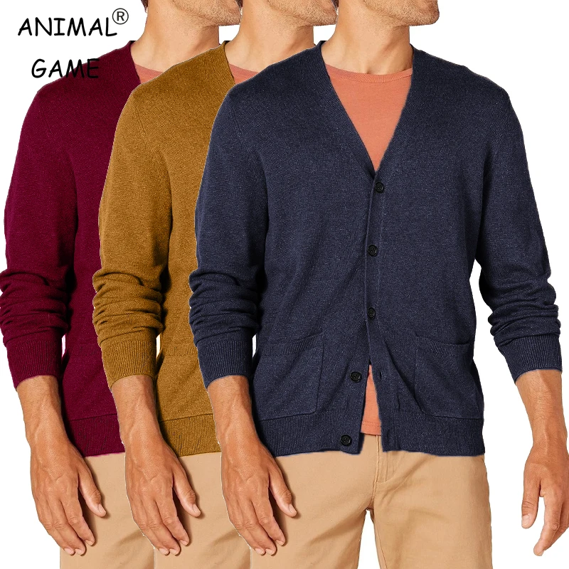 Mens Knit Slim Fit Cardigan Sweater V Neck Casual Button Down Sweaters Long Sleeve Fall Outwear with Pockets Outdoor Coats
Mens Knit Slim Fit Cardigan Sweater V Neck Casual Button Down Sweaters Long Sleeve Fall Outwear with Pockets Outdoor Coats