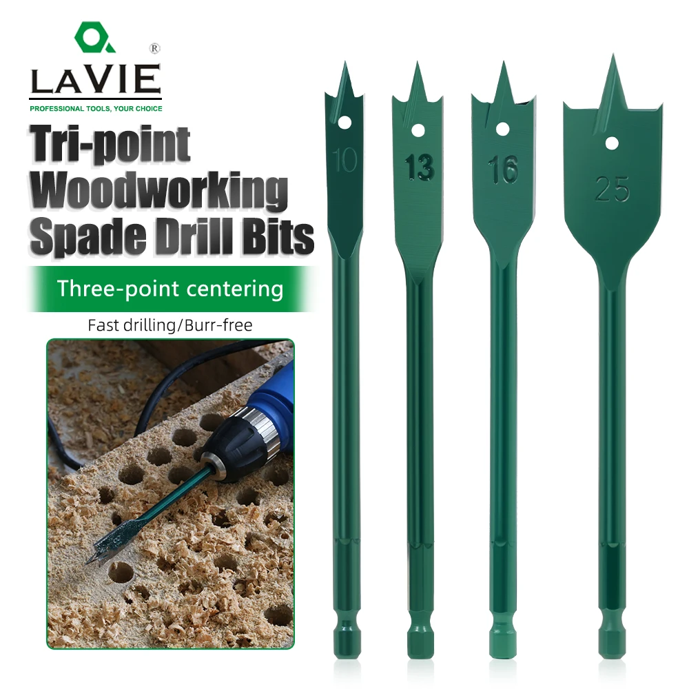 LAVIE 6-32 мм деревообрабатывающее плоское сверло с титановым покрытием, набор сверл из углеродистой стали с шестигранным хвостовиком, электрическая ручная дрель, перфоратор
LAVIE 6-32 мм деревообрабатывающее плоское сверло с титановым покрытием, набор сверл из углеродистой стали с шестигранным хвостовиком, электрическая ручная дрель, перфоратор