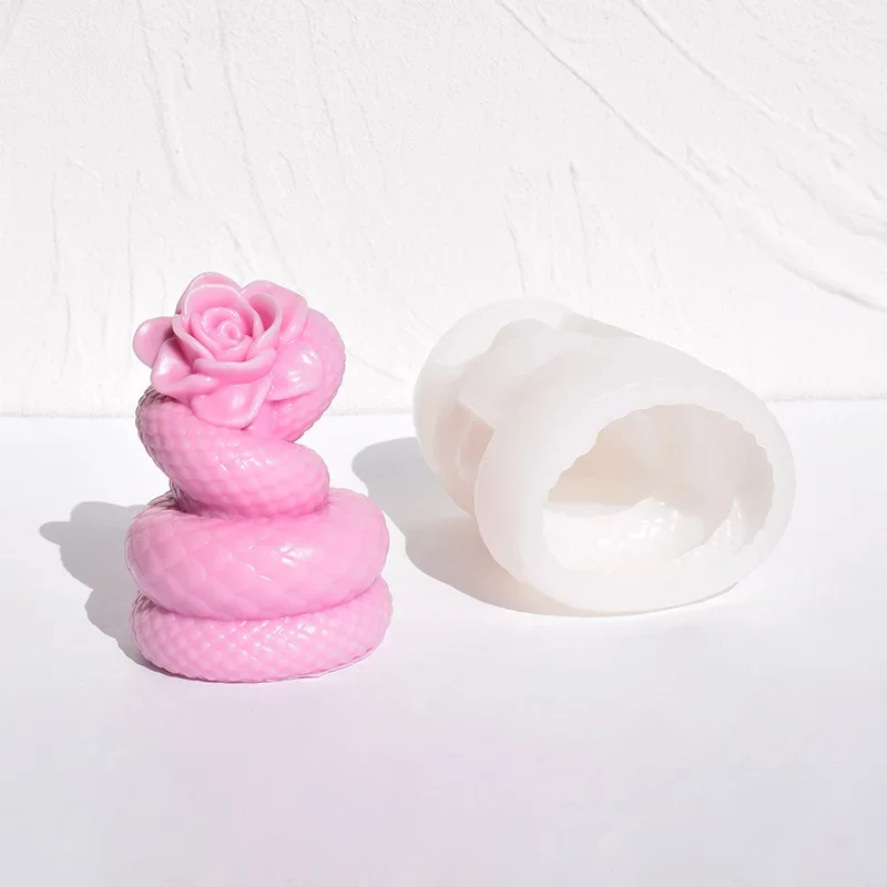 3D Relief Flower Simulation Serpentine Candle Molds Rose Head Snake Gypsum Silicone Moulds Animal Plant Resin Decor DIY
3D Relief Flower Simulation Serpentine Candle Molds Rose Head Snake Gypsum Silicone Moulds Animal Plant Resin Decor DIY